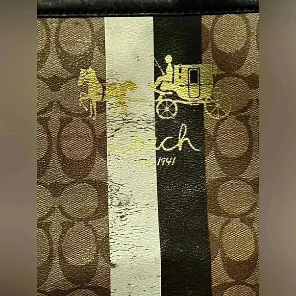 COACH Chelsea Heritage 13191 Diaper Bag Tote Large Shoulder Handbag Purse - Picture 4 of 8